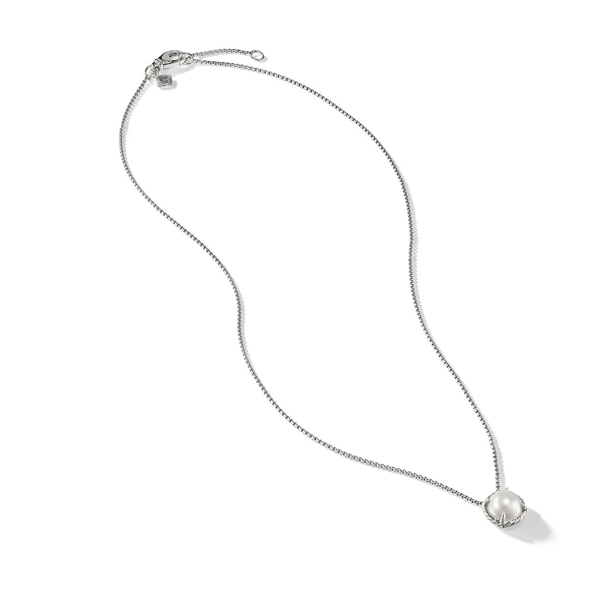 Chatelaine Pendant Necklace with Pearl