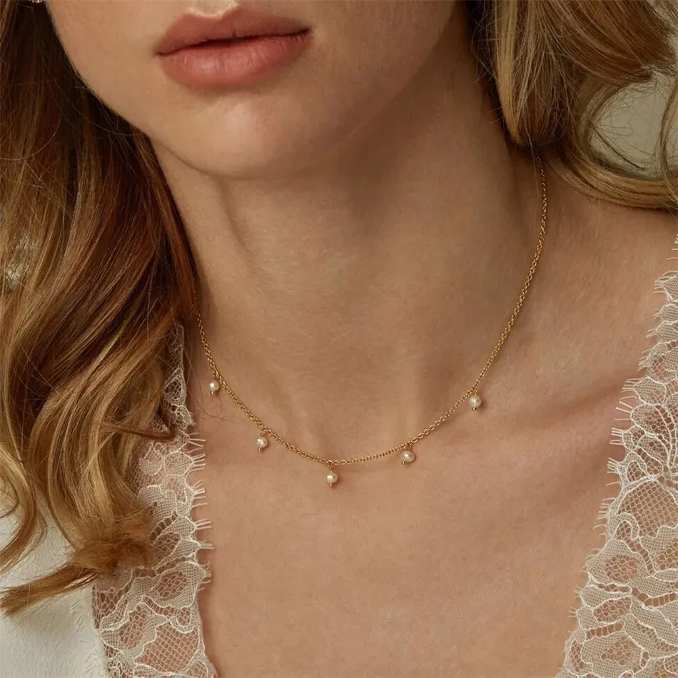 Choker Pearl Necklace