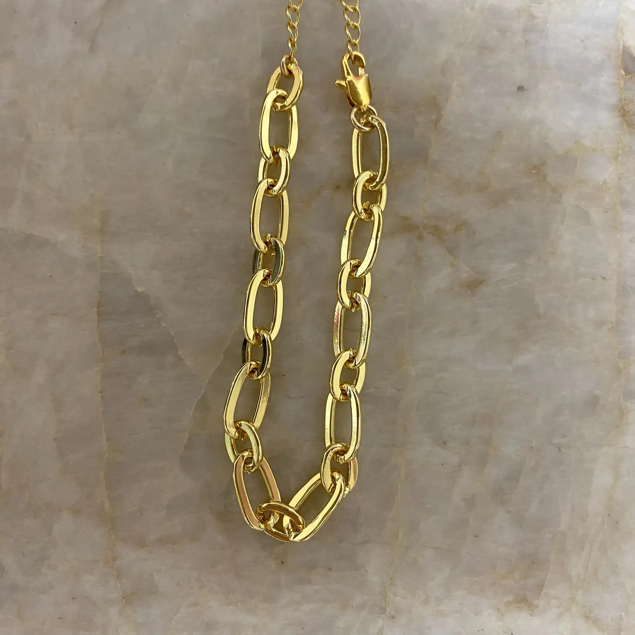 Chunky Gold Chain Bracelets