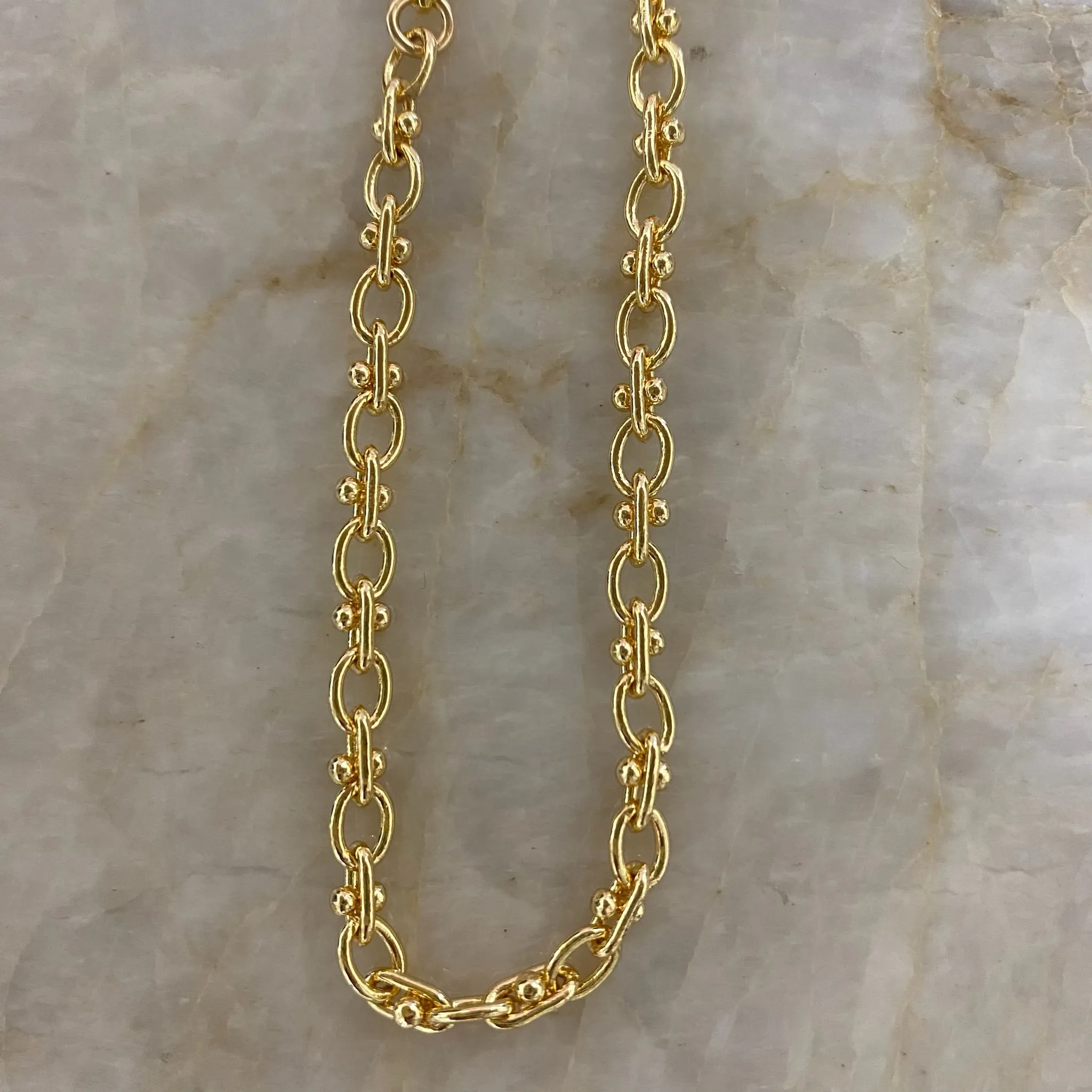 Chunky Gold Chain Bracelets