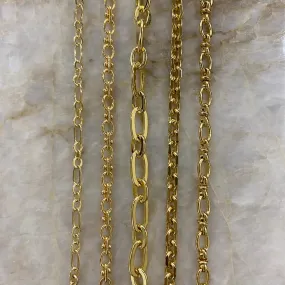 Chunky Gold Chain Bracelets