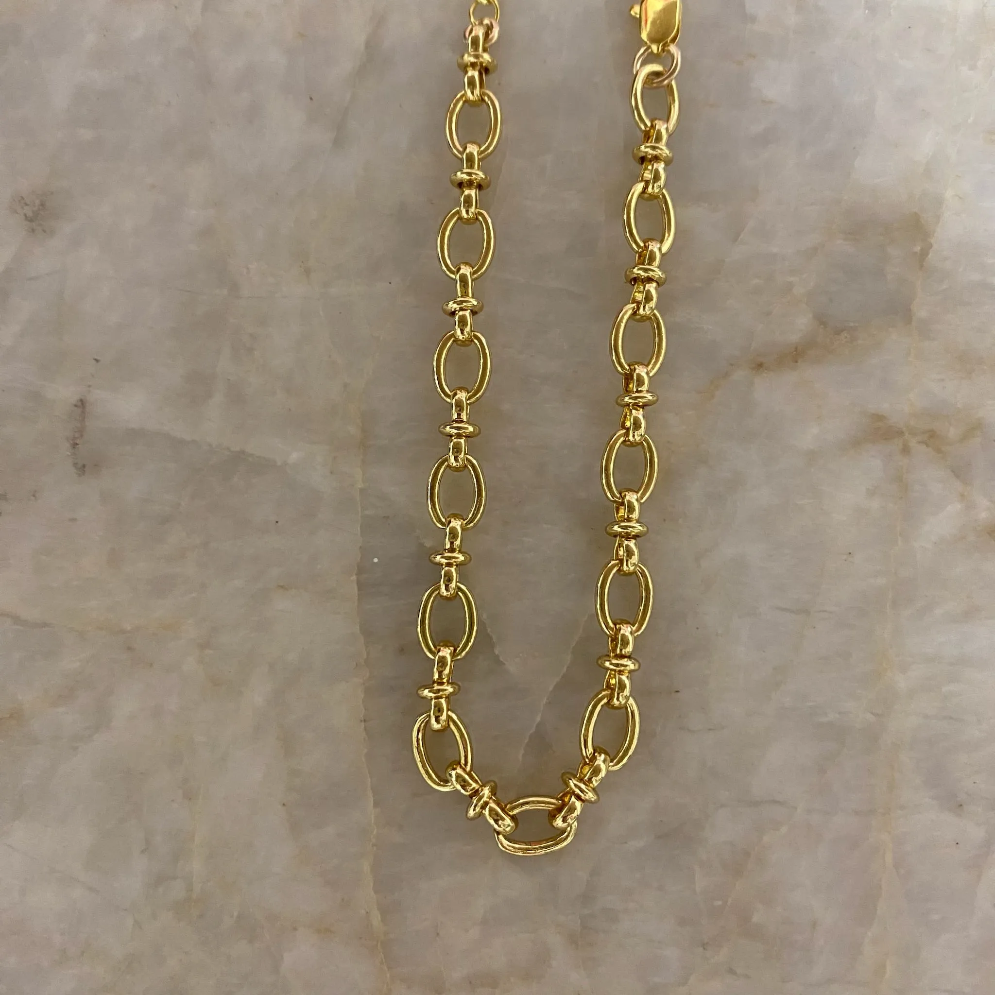 Chunky Gold Chain Bracelets