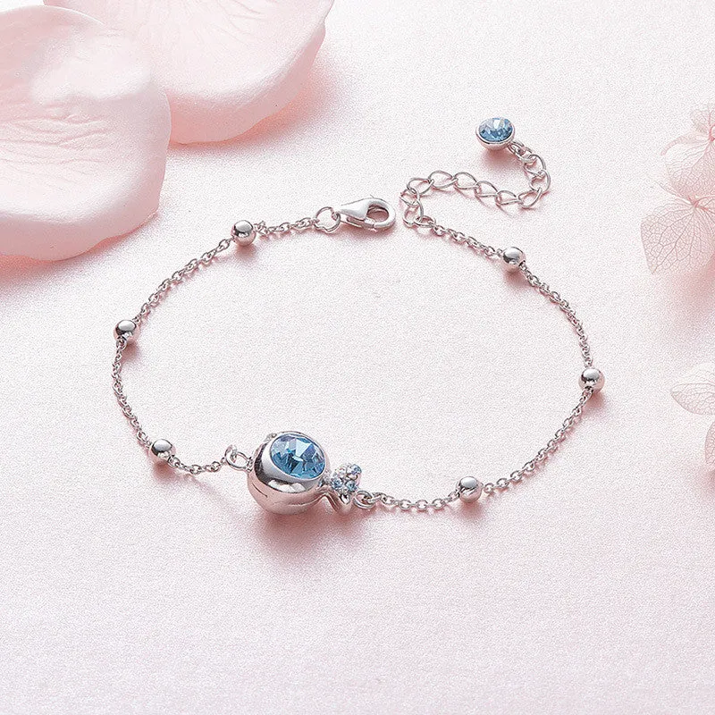 Cidelle 925 Sterling Silver Bracelet - Japanese & Korean-Inspired Design