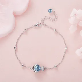 Cidelle 925 Sterling Silver Bracelet - Japanese & Korean-Inspired Design