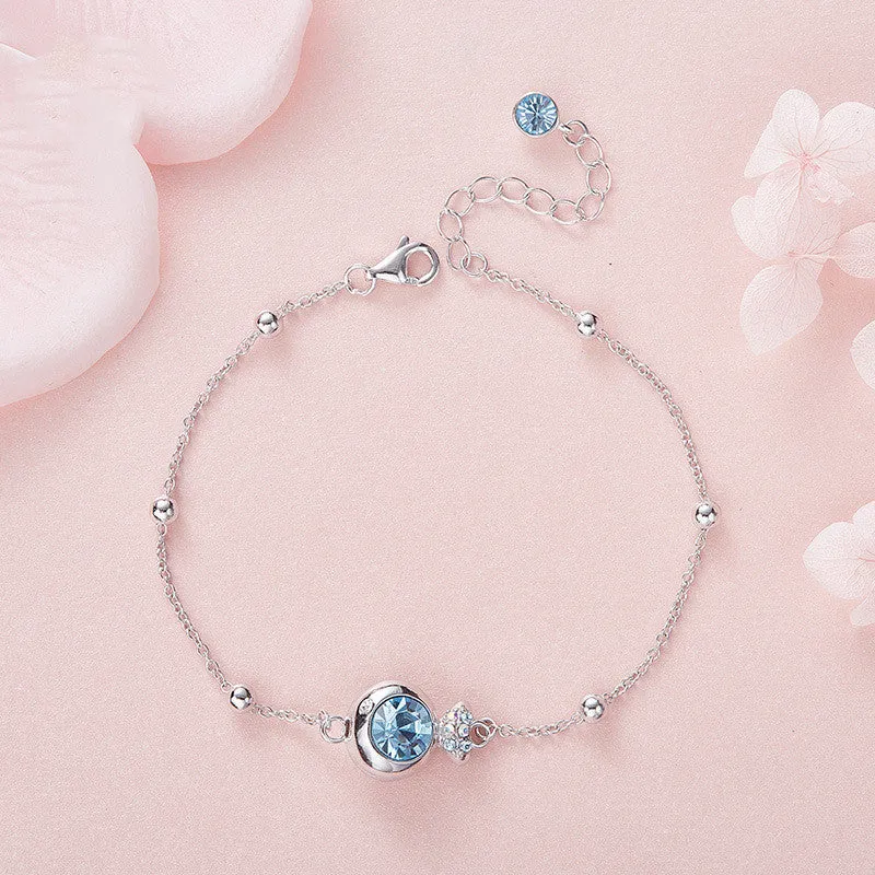 Cidelle 925 Sterling Silver Bracelet - Japanese & Korean-Inspired Design