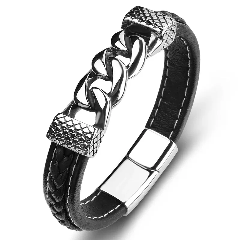 Classic chain stainless steel bracelet