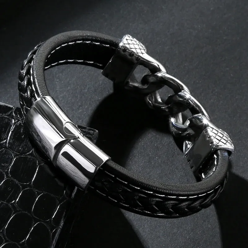 Classic chain stainless steel bracelet