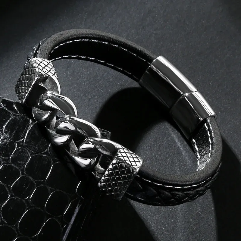 Classic chain stainless steel bracelet