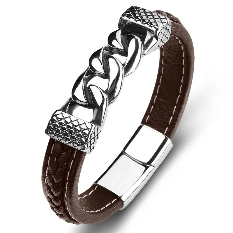 Classic chain stainless steel bracelet