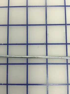 Cording: 1/8-inch Metallic Silver