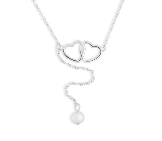 Dainty Double Heart Necklace