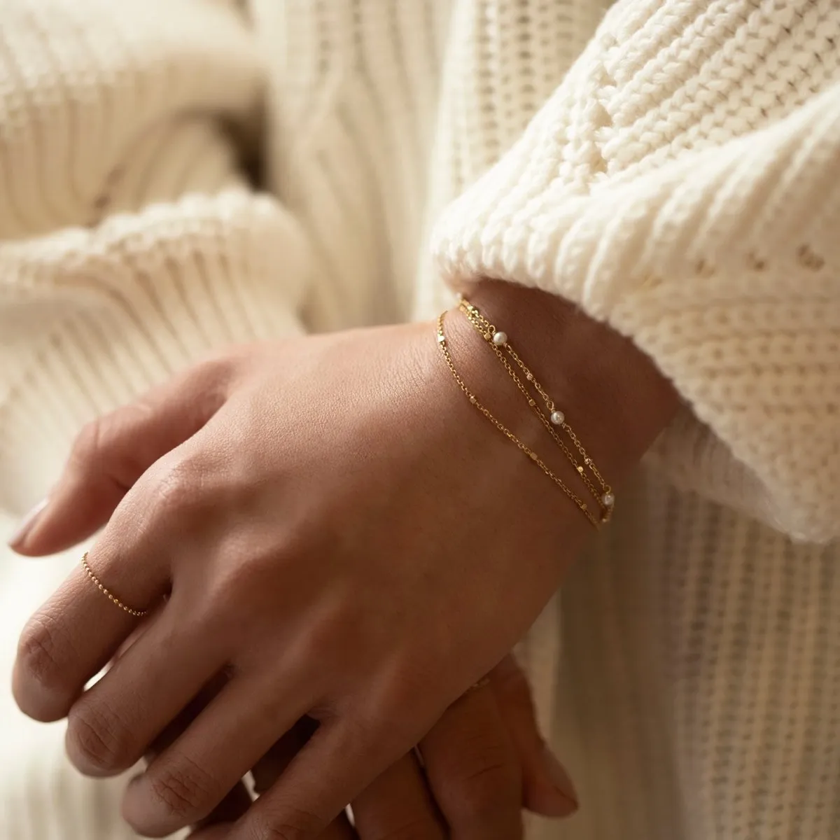 Delicate Pearl Bracelet