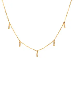 Diamond Baguette Necklace
