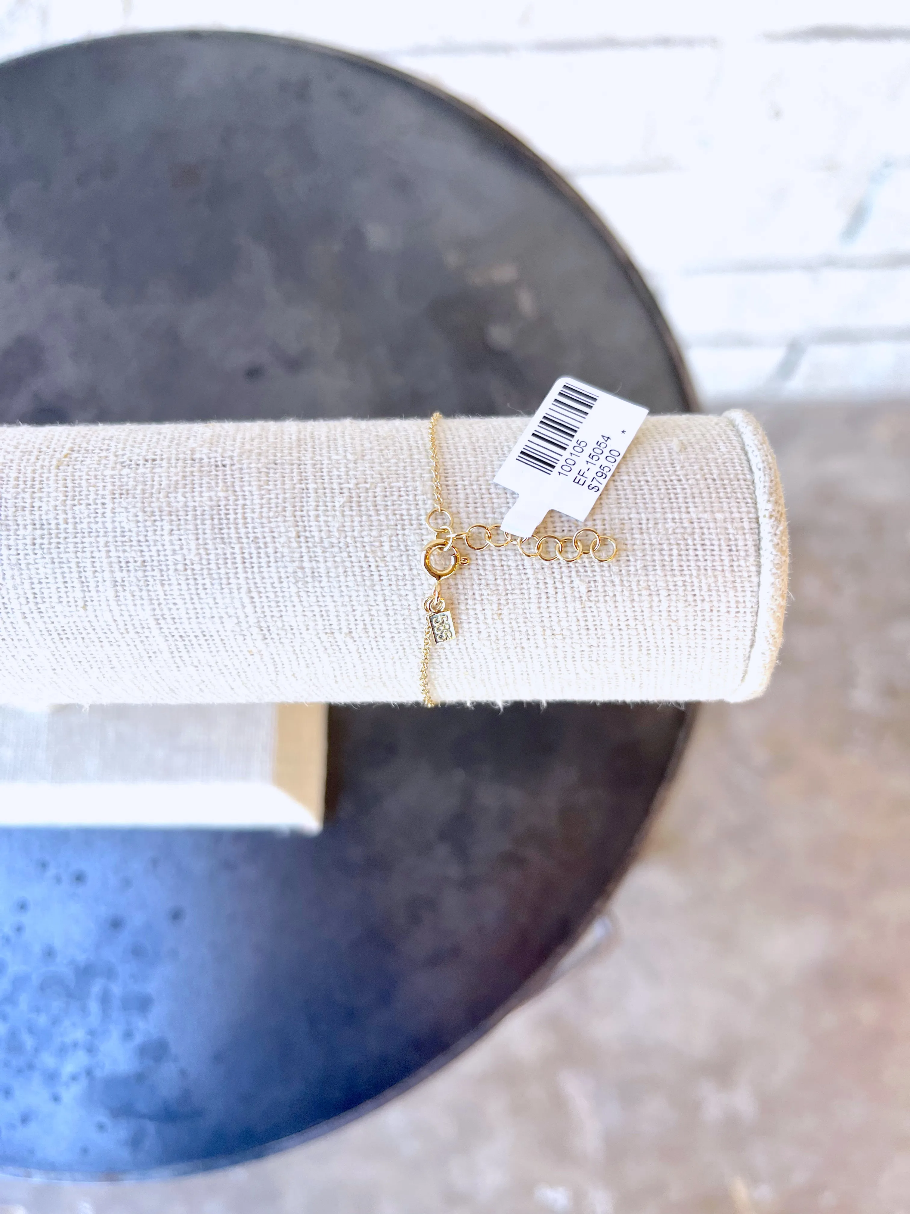 Diamond Bar Chain Bracelet