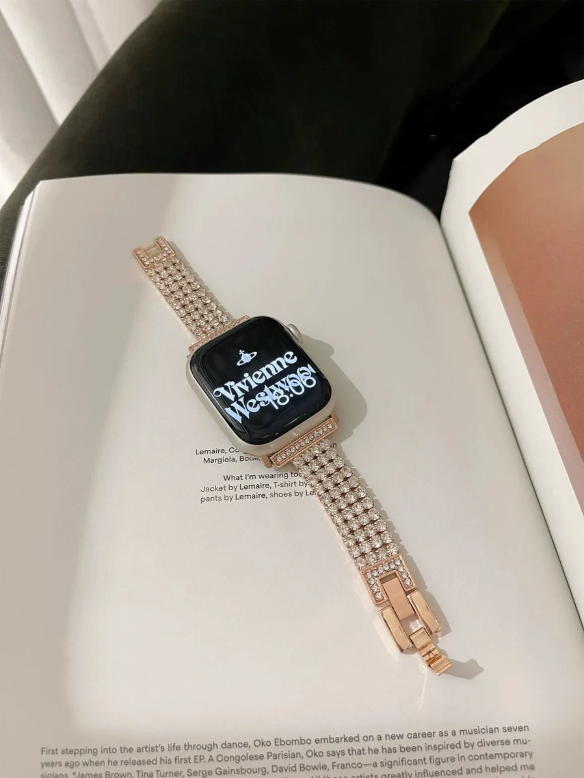 Diamond Encrusted Bracelet iWatch Band Series 1 2 3 4 5 6 7 8 9 Ultra Generation 38mm 40mm 41mm 42mm 44mm 45mm 49mm Chain Apple Watch Strap