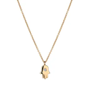 DIAMOND HAMSA NECKLACE