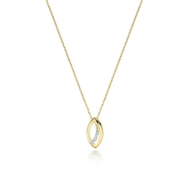 Diamond Jewellery 9ct Gold Necklace ND142