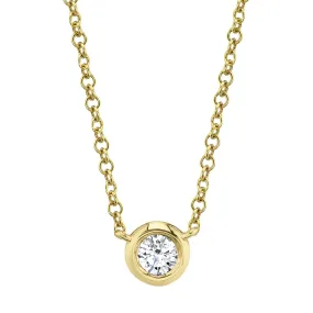 Diamond Solitaire Necklace 4690116