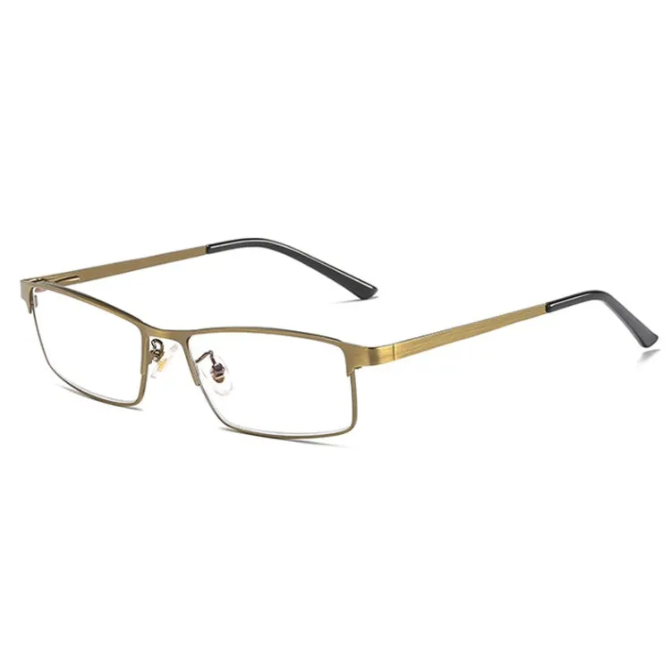 Dual-purpose Photochromic Presbyopic Glasses,  1.00D(Gold)