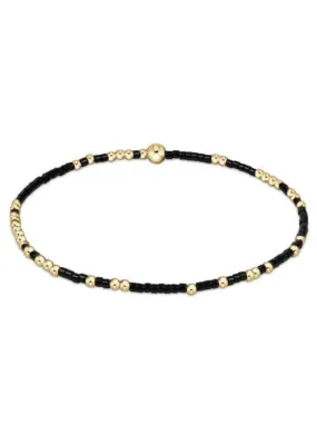 EGIRL Gameday Hope Unwritten Bracelet - Onyx (little girl sized)