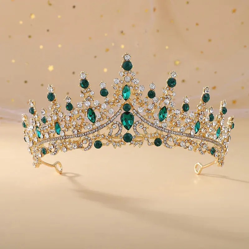 Elegant Crystal Tiaras Wedding Party Prom Birthday Hair Accessory