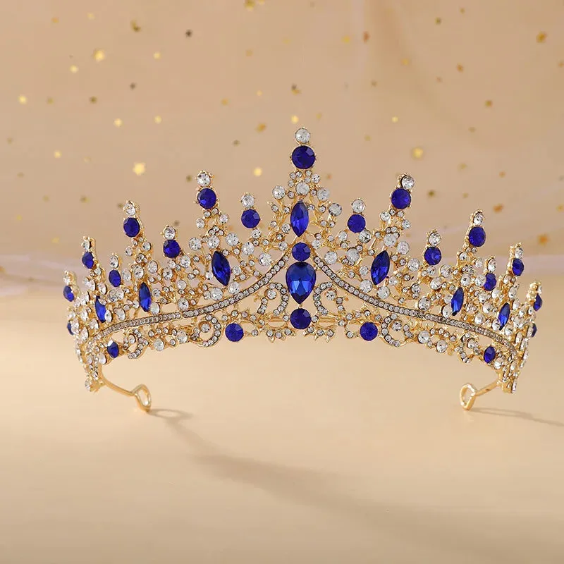 Elegant Crystal Tiaras Wedding Party Prom Birthday Hair Accessory