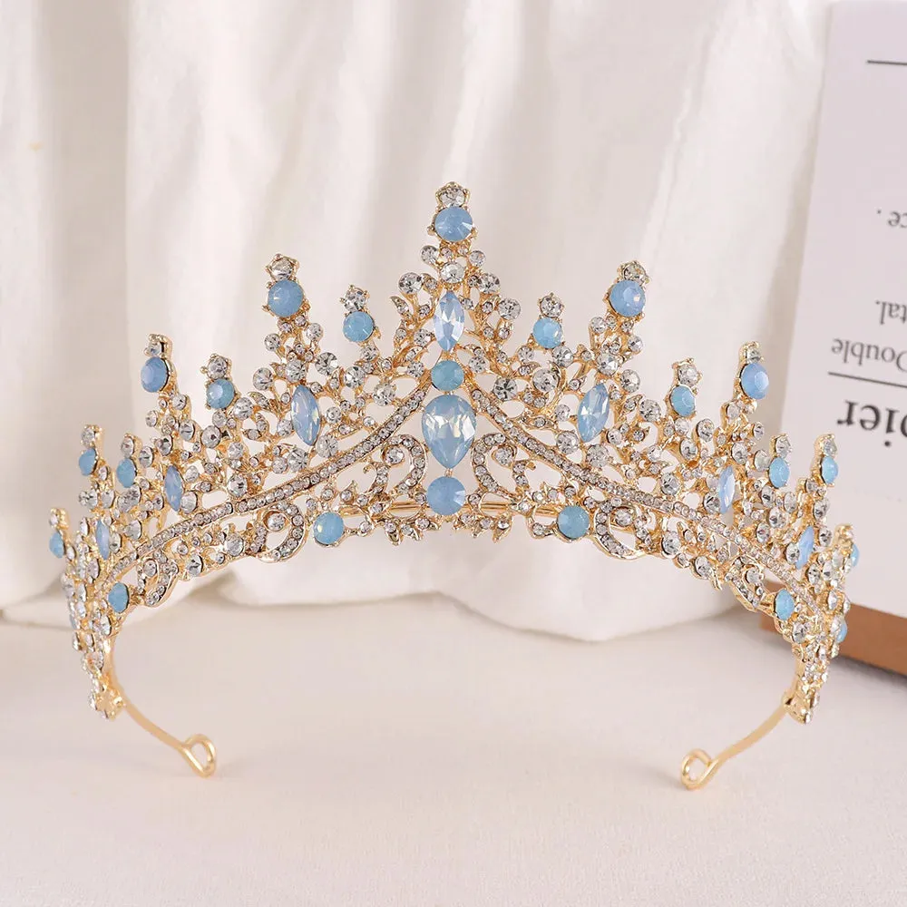 Elegant Crystal Tiaras Wedding Party Prom Birthday Hair Accessory