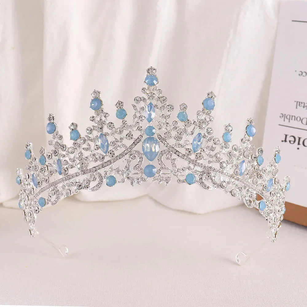 Elegant Crystal Tiaras Wedding Party Prom Birthday Hair Accessory