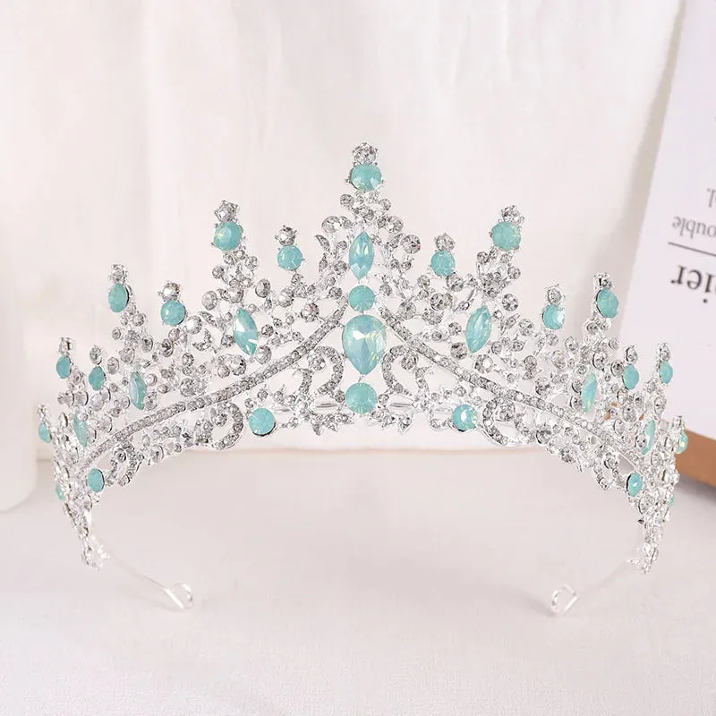 Elegant Crystal Tiaras Wedding Party Prom Birthday Hair Accessory