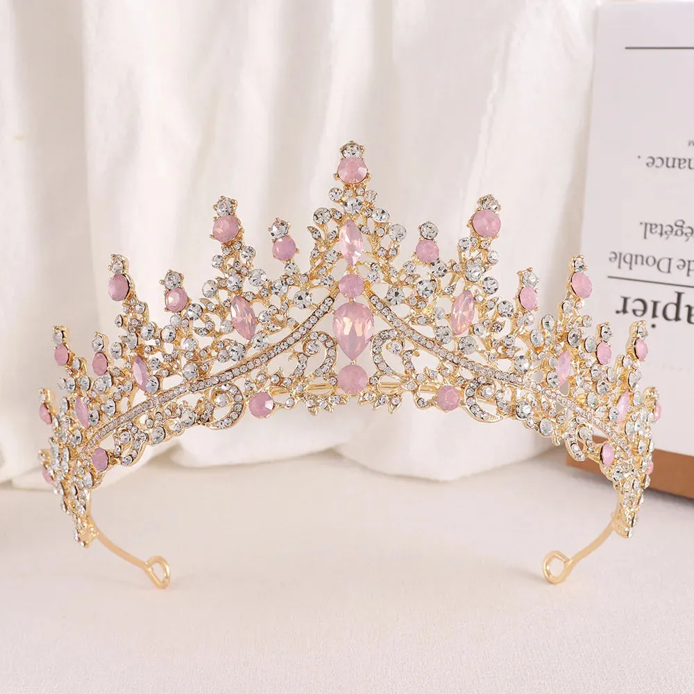Elegant Crystal Tiaras Wedding Party Prom Birthday Hair Accessory