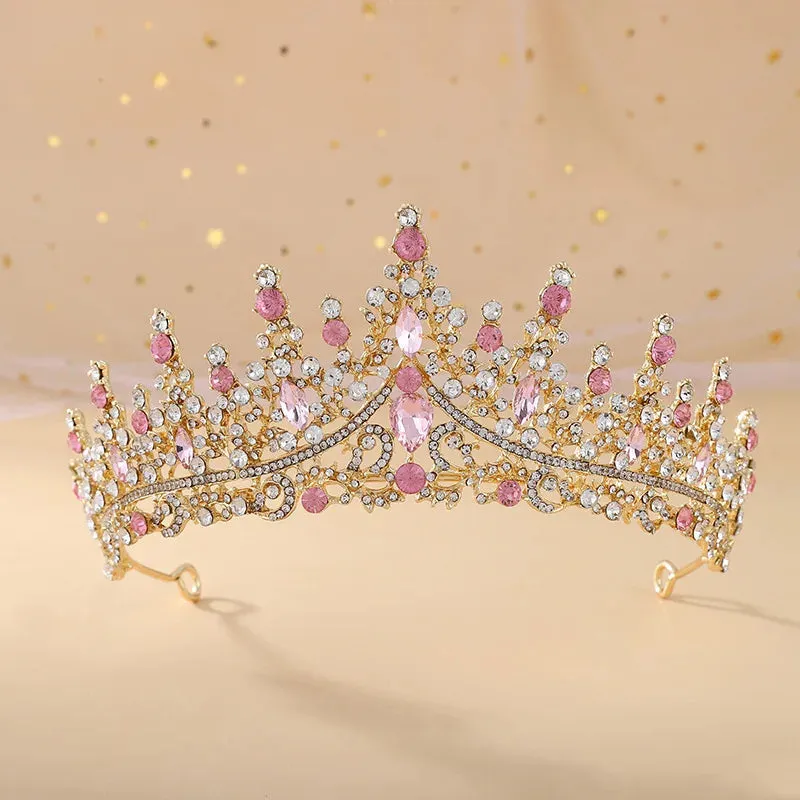 Elegant Crystal Tiaras Wedding Party Prom Birthday Hair Accessory