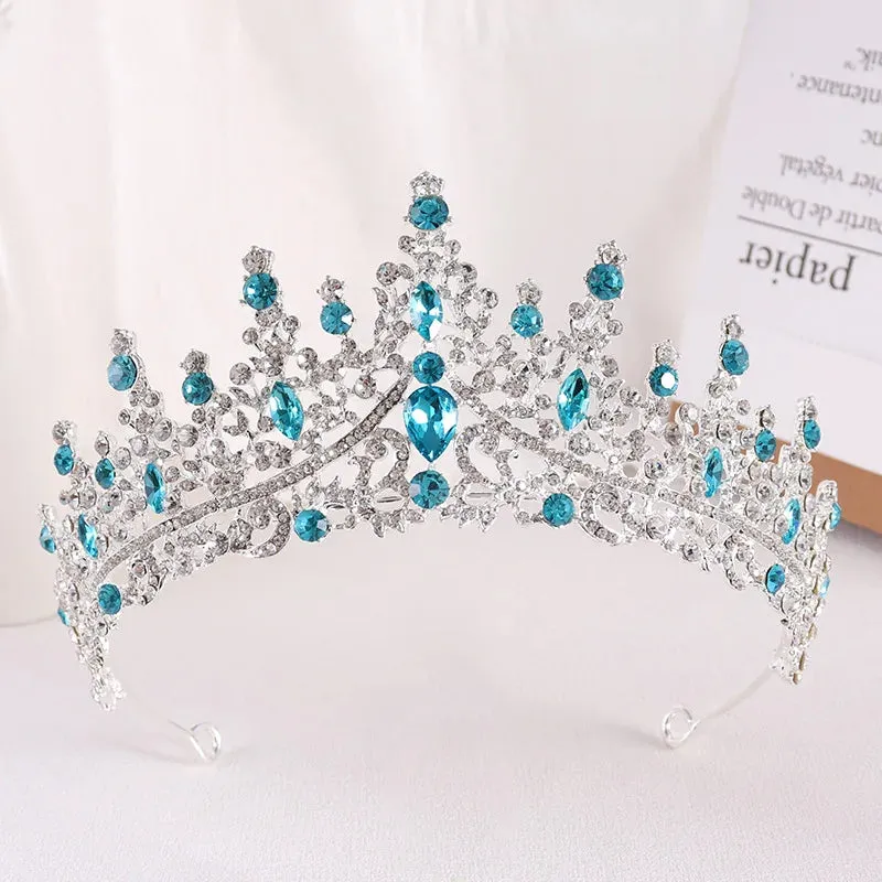 Elegant Crystal Tiaras Wedding Party Prom Birthday Hair Accessory