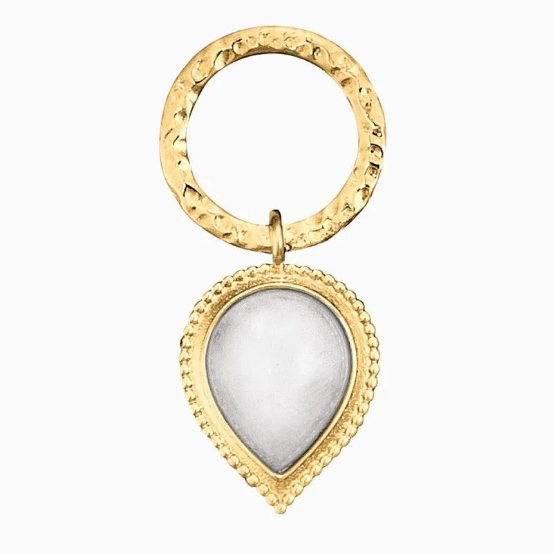 Engelsrufer Silver Pure Moondrop With Moonstone Ear Studs