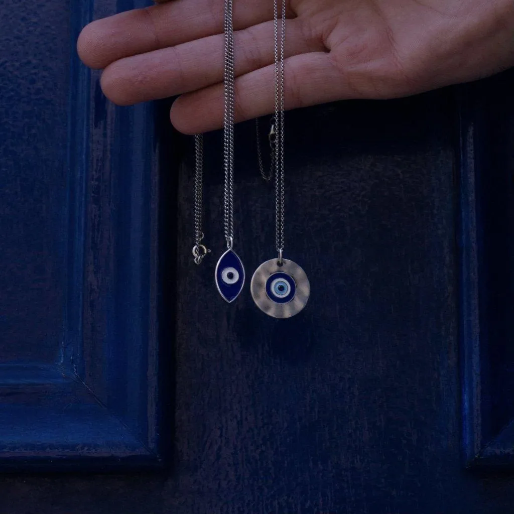 Evil Eye "Ammos" Silver Necklace