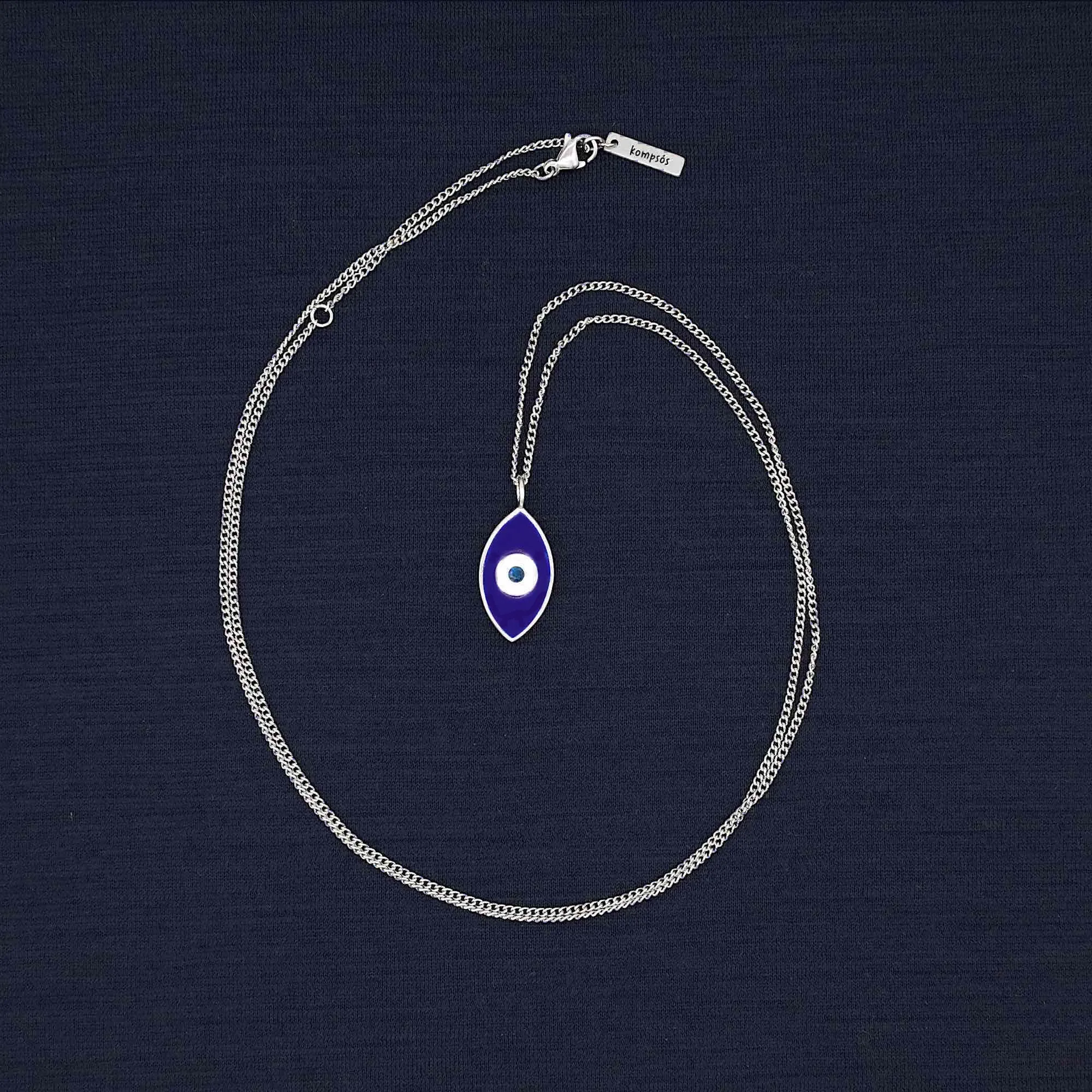 Evil Eye "Ammos" Silver Necklace