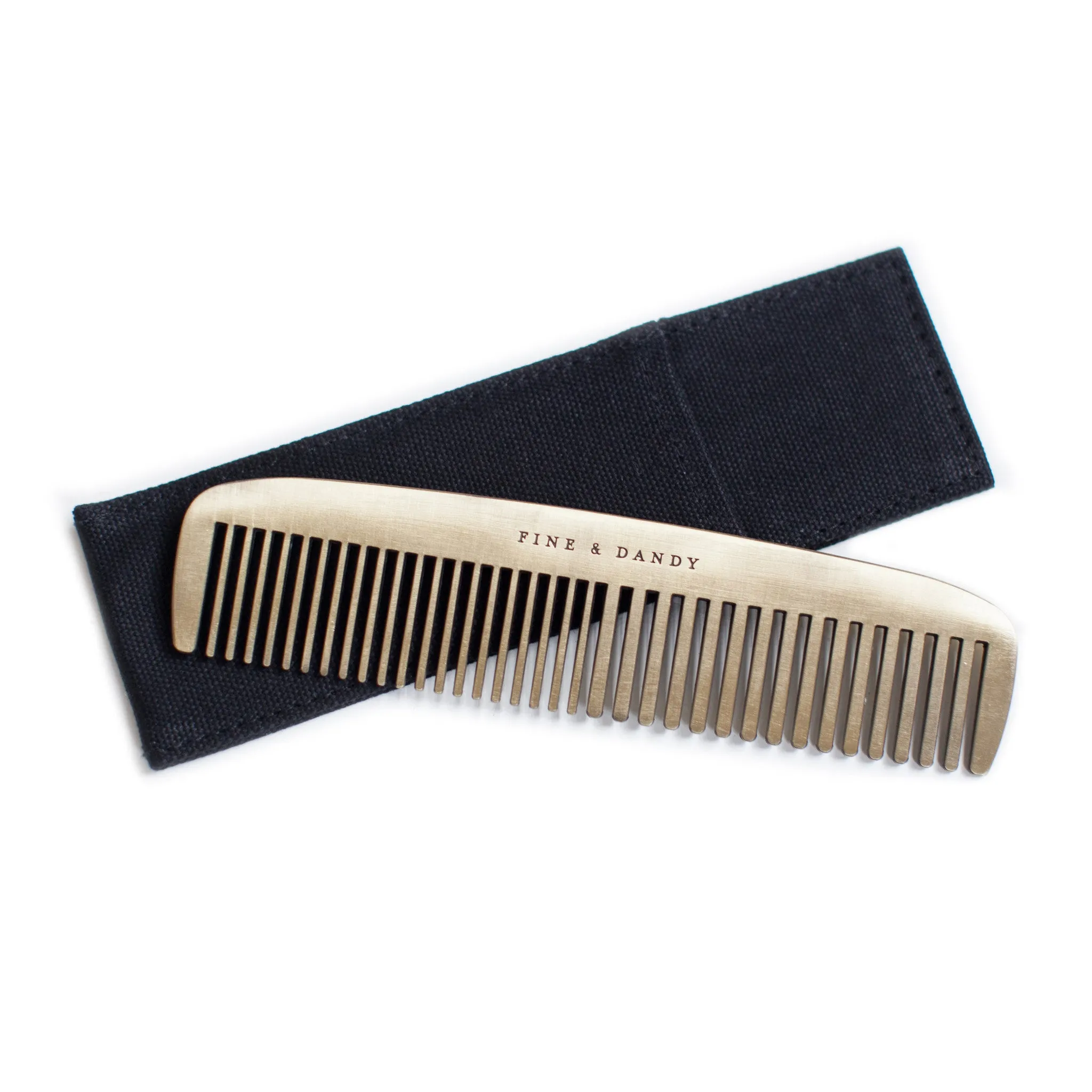 Fine and Dandy Brass Comb
