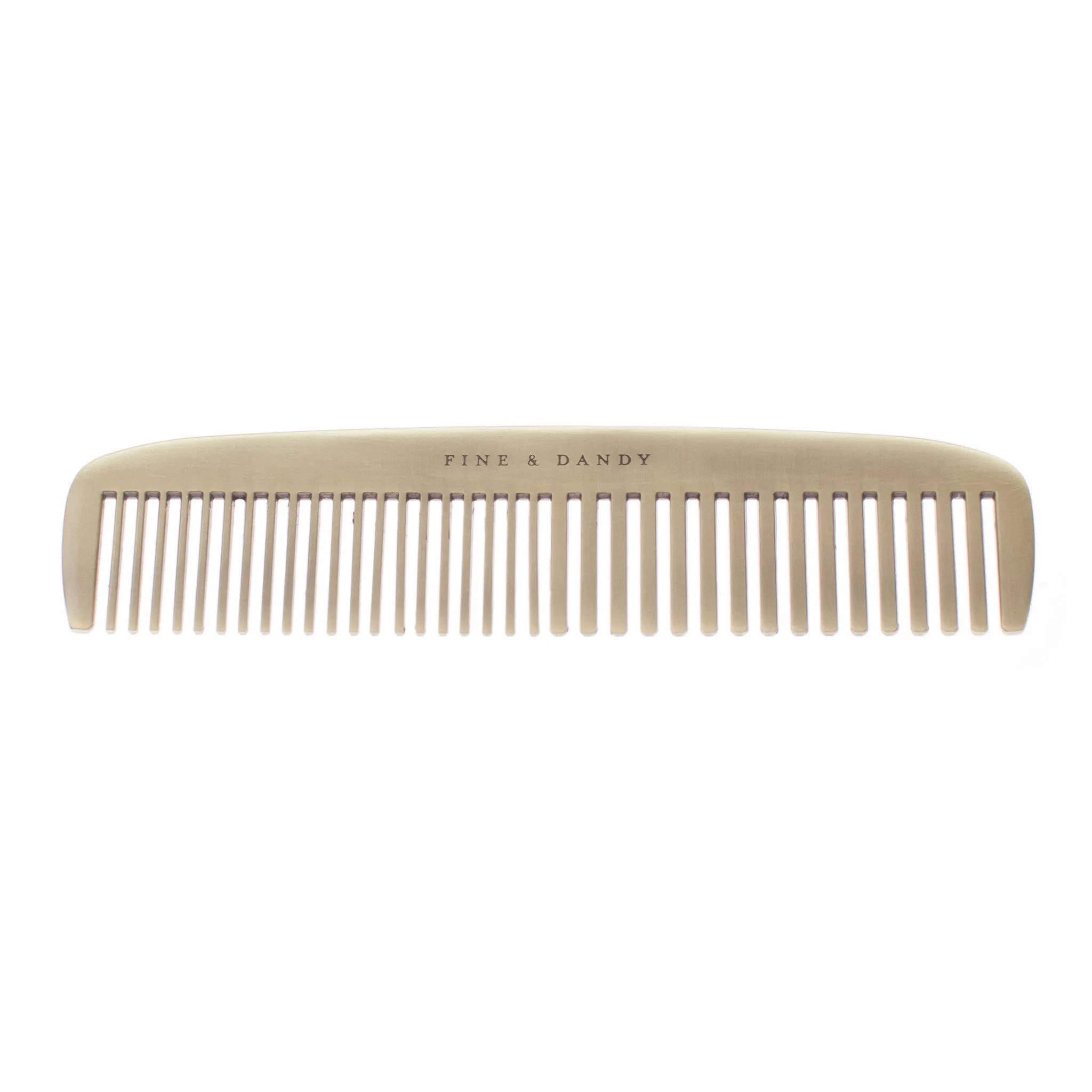 Fine and Dandy Brass Comb