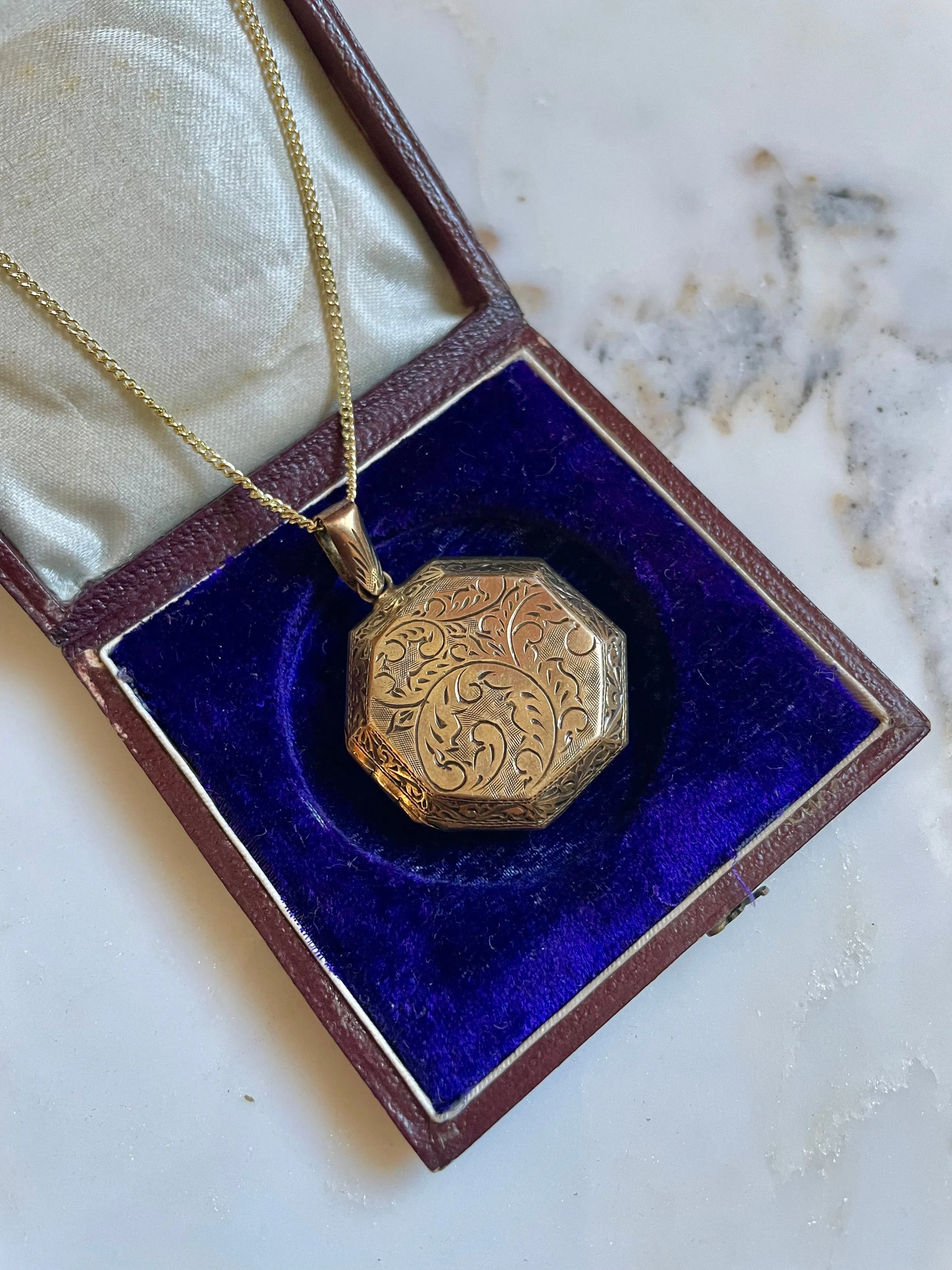 Florentine Engraved Locket