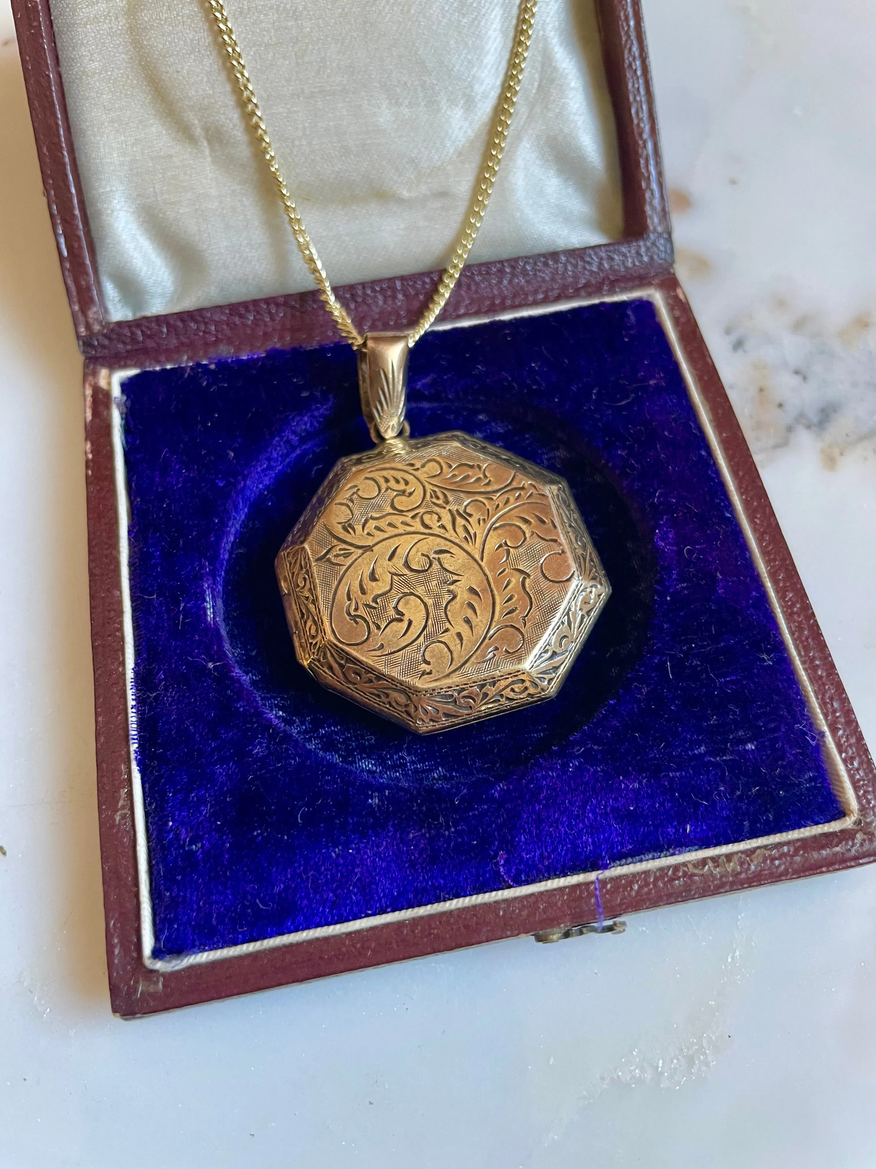 Florentine Engraved Locket