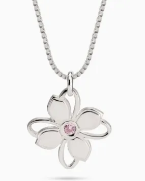 Gemstone Flower Necklace