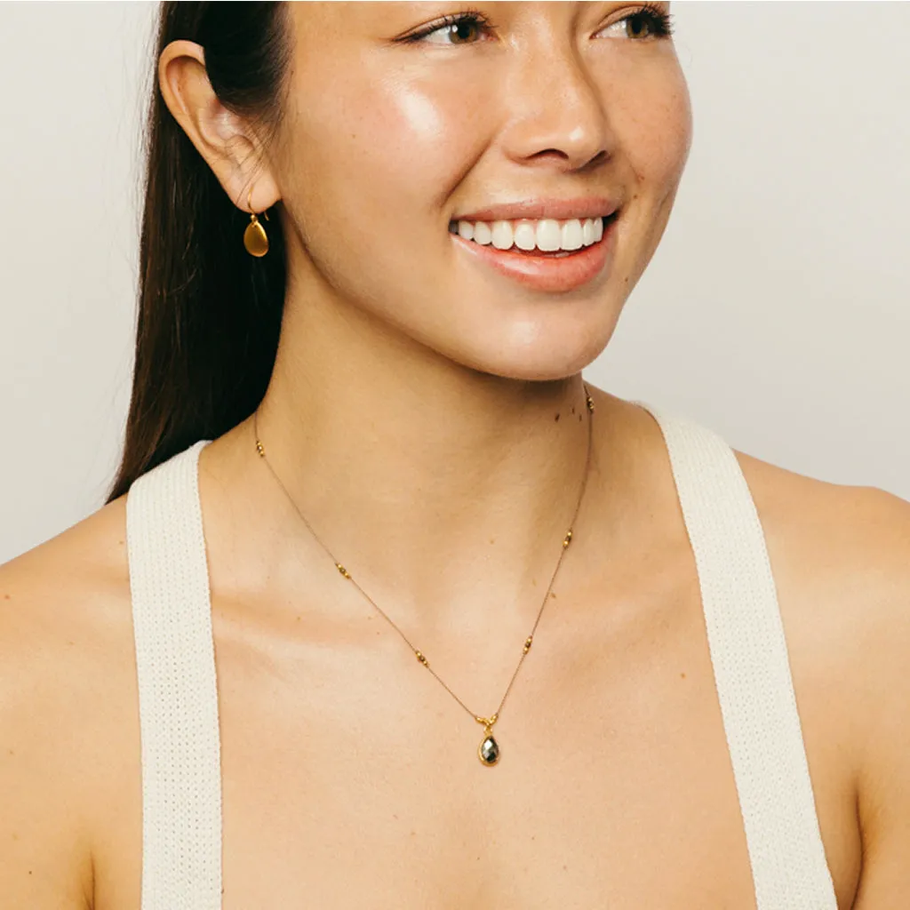 Gemstone Necklace - Pyrite