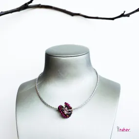 Gemstone Swirl Pendant