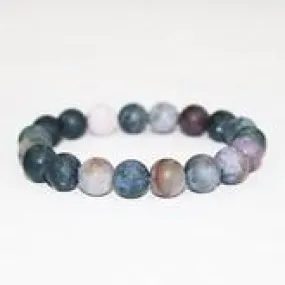 Genuine Stone Bracelet 10mm Bead Size Dragon Jade