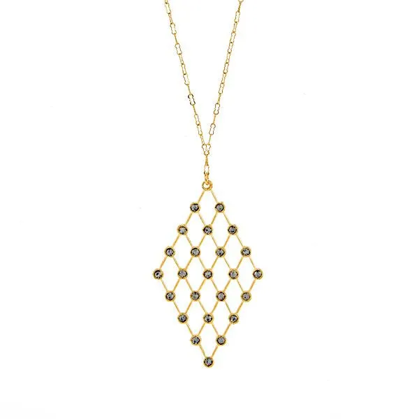 Gina Riley Diamond Lattice Necklace RR133