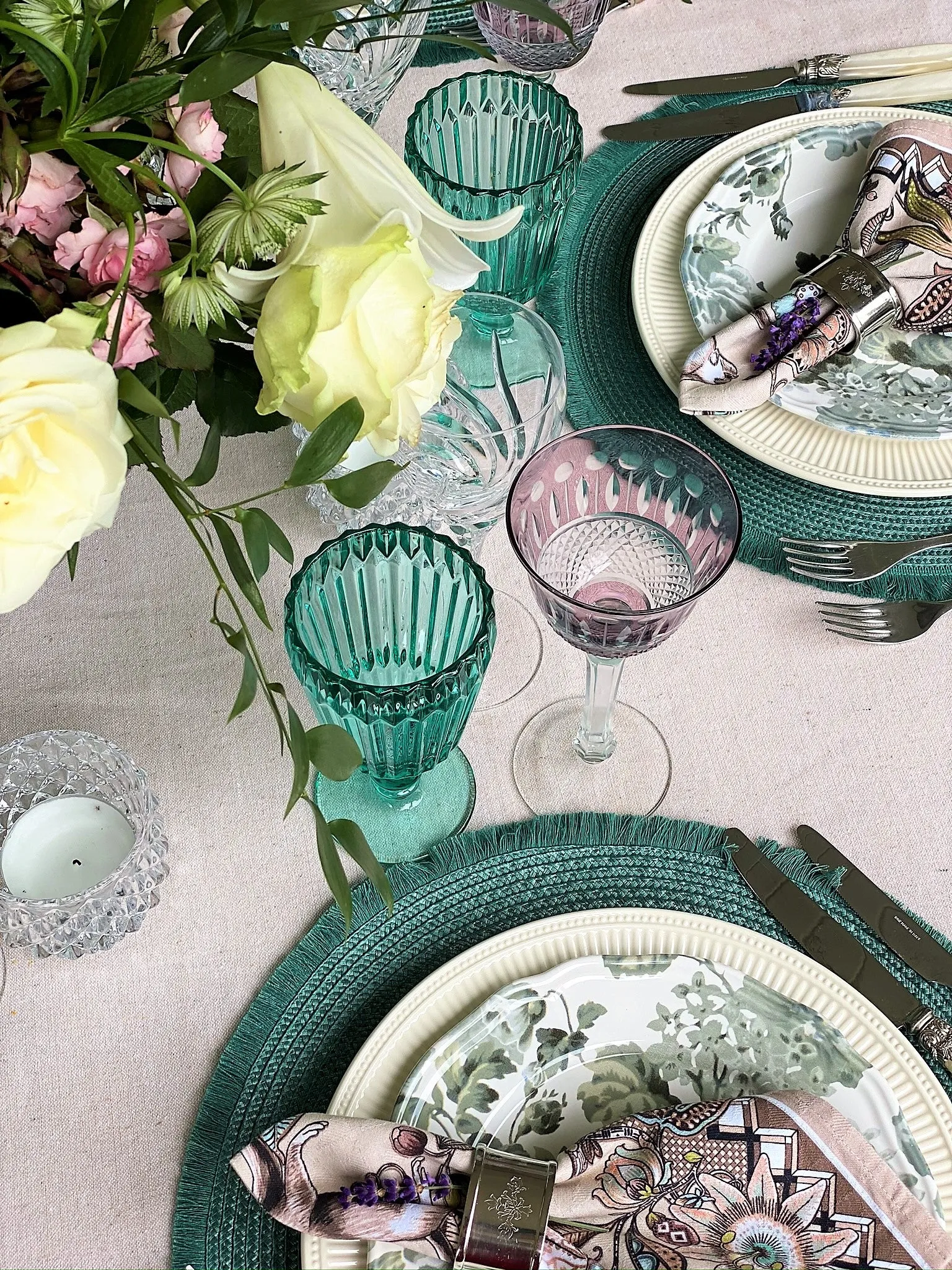 Glassware- 20 CL - TURQUOISE