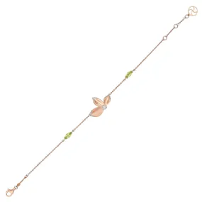 GLORIA GOLD DIAMOND PERIDOT BRACELET