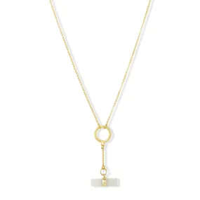 Greta White Chaldecony Necklace
