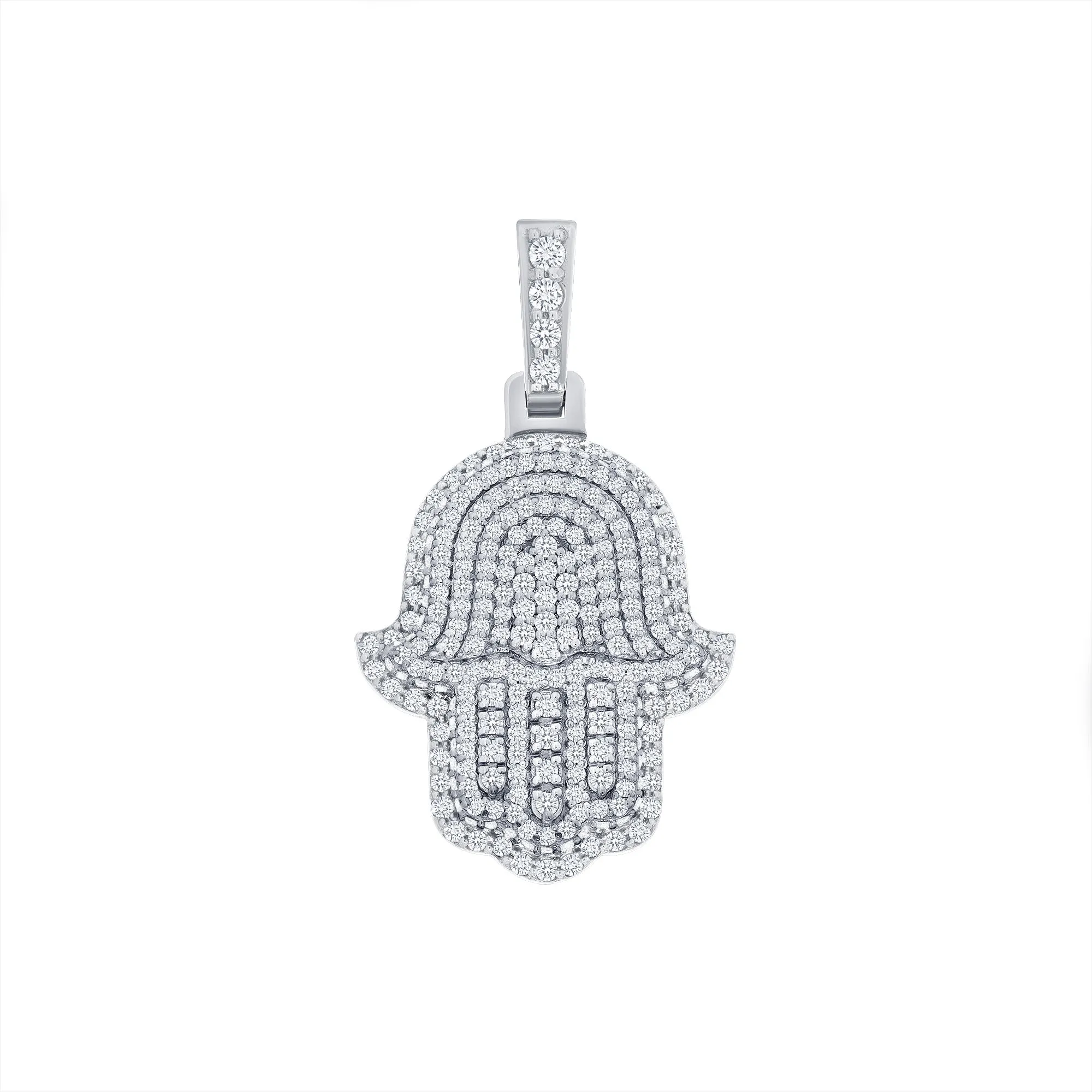 Hamsa Diamond Necklace