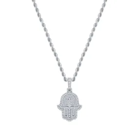Hamsa Diamond Necklace