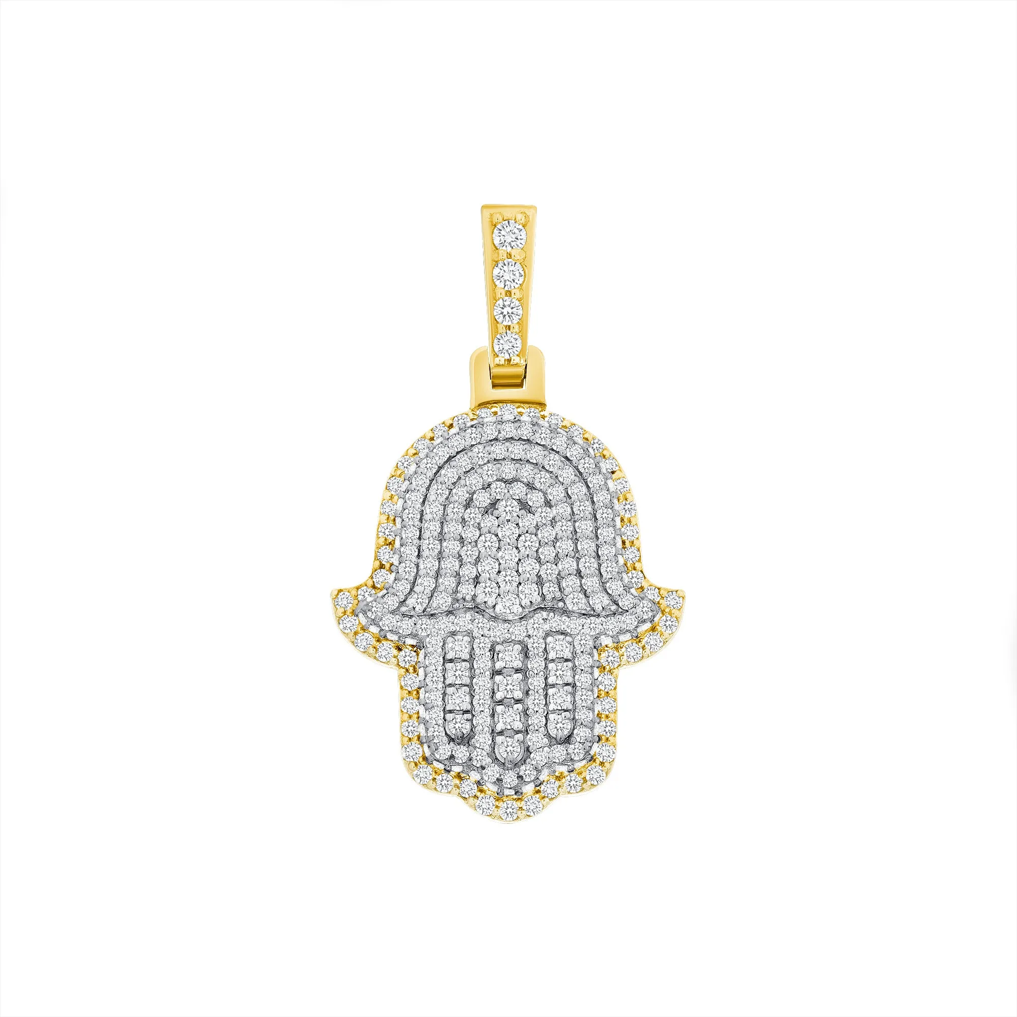 Hamsa Diamond Necklace